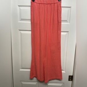 Wonderly Cotton Gauze wide leg pants